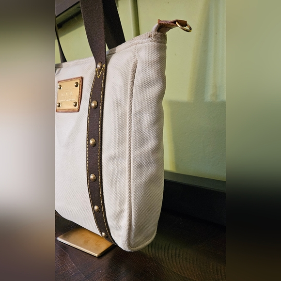 LOUIS VUITTON Antigua Cabas MM Authentic TOTE Shoulder Bag - Picture 3 of 13